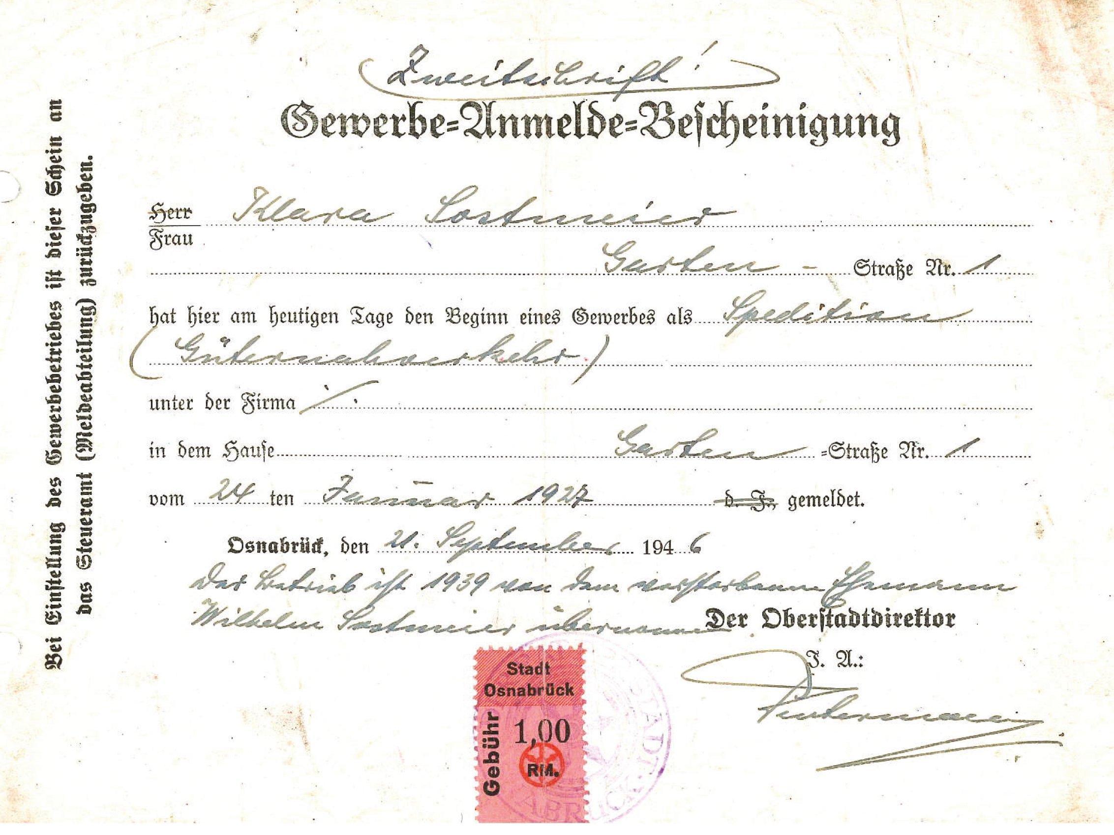 Historique | 24.01.1927